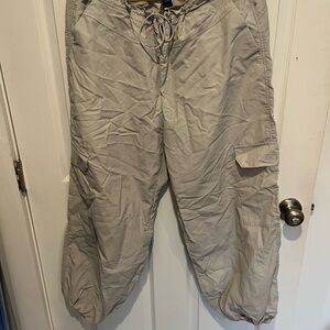 Casual Beige Cargo Pants